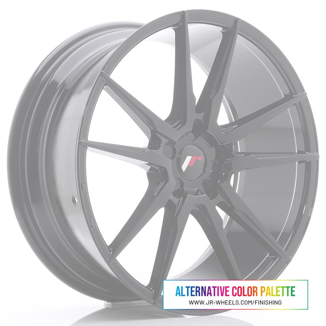 Japan Racing JR21 Alloy Wheel 20" x 8,5" ET20, 21, 22, 23, 24, 25, 26, 27, 28, 29, 30, 31, 32, 33, 34, 35, 36, 37, 38, 39, 40 5x108, 5x110, 5x112, 5x114.3, 5x115, 5x118, 5x120, 5x120.65, 5x127, 5x130 - Custom Finish