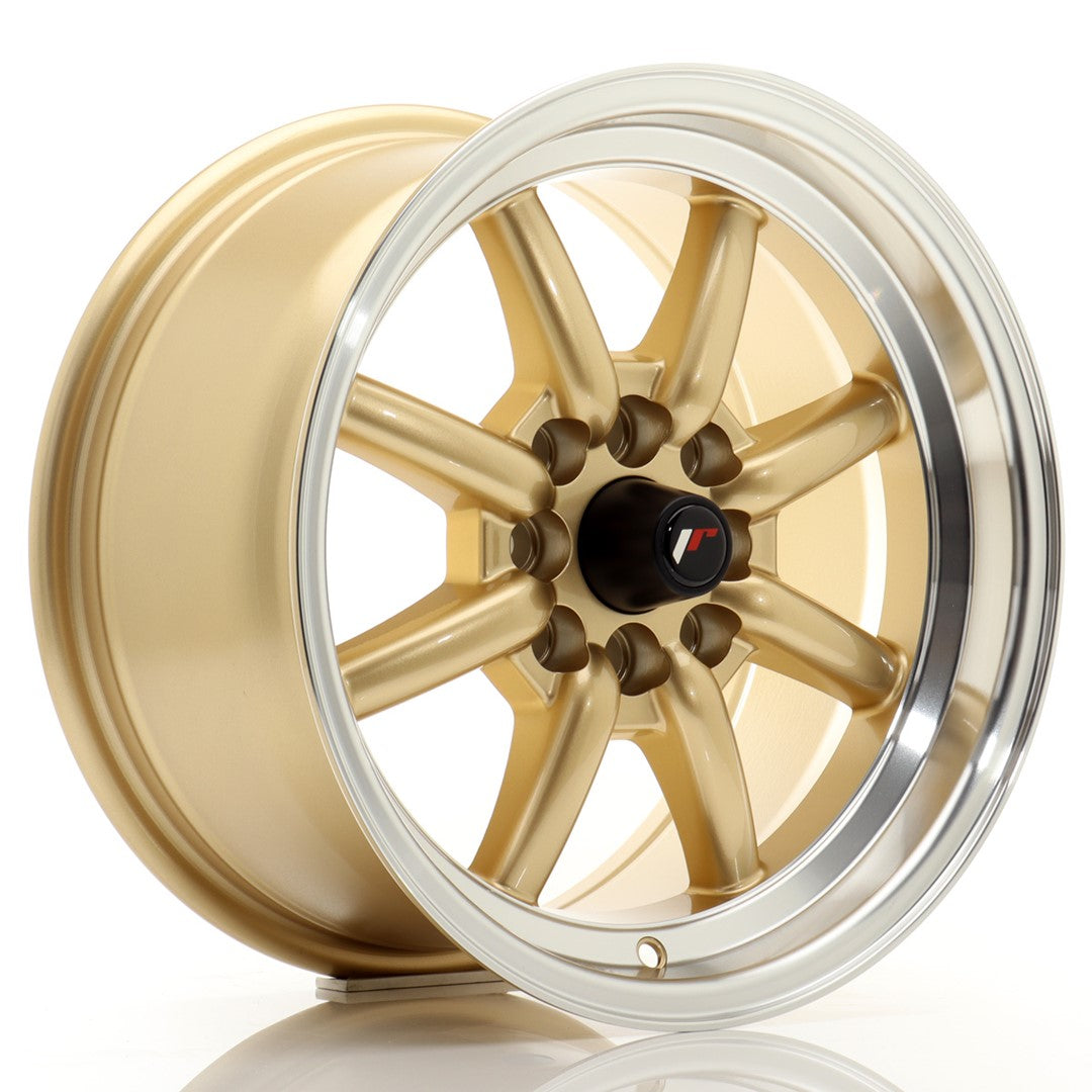 Japan Racing JR19 Alloy Wheel 15" x 8" ET20 4x100, 4x114.3 - Gold