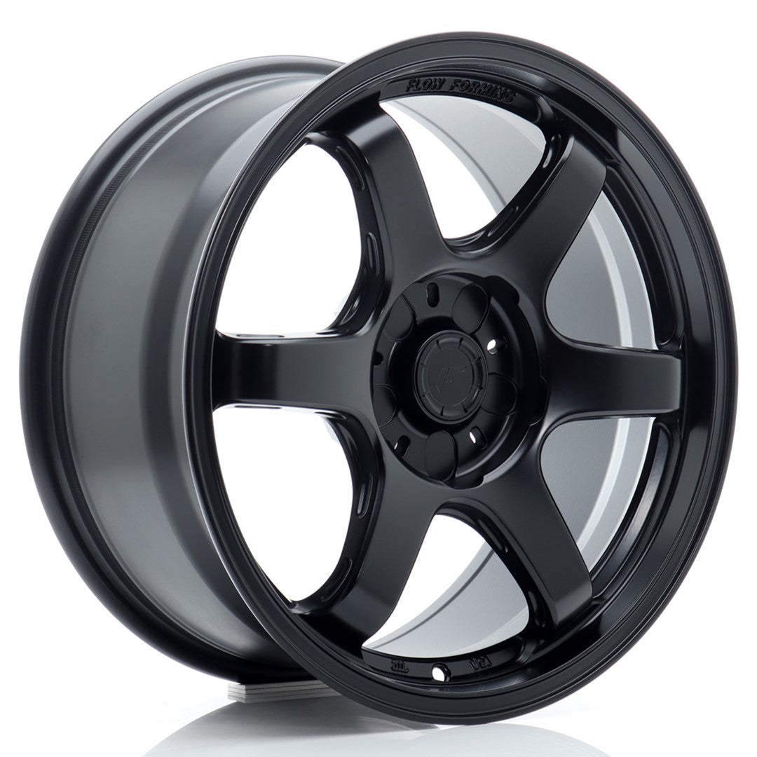 Japan Racing SL-03 Alloy Wheel 17" x 8" ET20, 21, 22, 23, 24, 25, 26, 27, 28, 29, 30, 31, 32, 33, 34, 35, 36, 37, 38, 39, 40, 41, 42 5x100, 5x105, 5x108, 5x110, 5x112, 5x114.3, 5x115, 5x118, 5x120 - Black