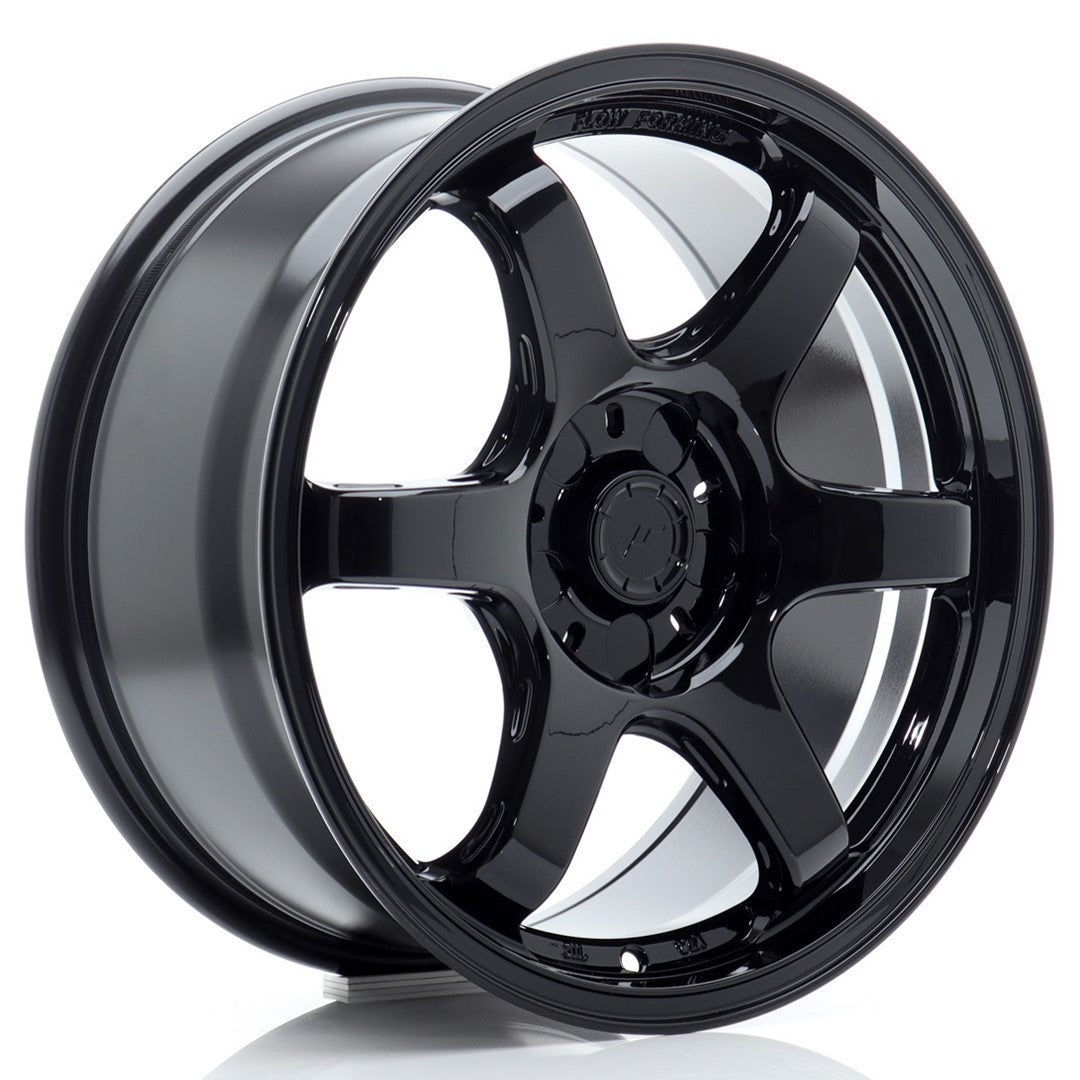 Japan Racing SL-03 Alloy Wheel 17" x 8" ET20, 21, 22, 23, 24, 25, 26, 27, 28, 29, 30, 31, 32, 33, 34, 35, 36, 37, 38, 39, 40, 41, 42 5x100, 5x105, 5x108, 5x110, 5x112, 5x114.3, 5x115, 5x118, 5x120 - Black
