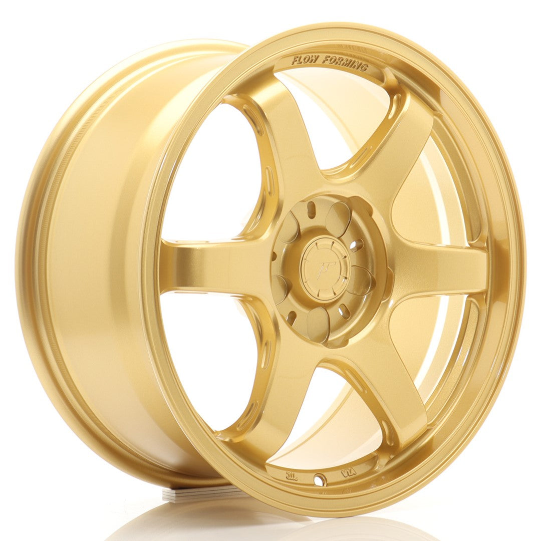 Japan Racing SL-03 Alloy Wheel 17" x 8" ET20, 21, 22, 23, 24, 25, 26, 27, 28, 29, 30, 31, 32, 33, 34, 35, 36, 37, 38, 39, 40, 41, 42 5x100, 5x105, 5x108, 5x110, 5x112, 5x114.3, 5x115, 5x118, 5x120 - Gold