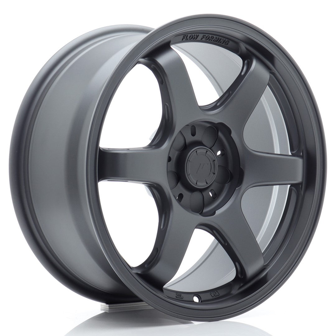 Japan Racing SL-03 Alloy Wheel 17" x 8" ET20, 21, 22, 23, 24, 25, 26, 27, 28, 29, 30, 31, 32, 33, 34, 35, 36, 37, 38, 39, 40, 41, 42 5x100, 5x105, 5x108, 5x110, 5x112, 5x114.3, 5x115, 5x118, 5x120 - Gun metal