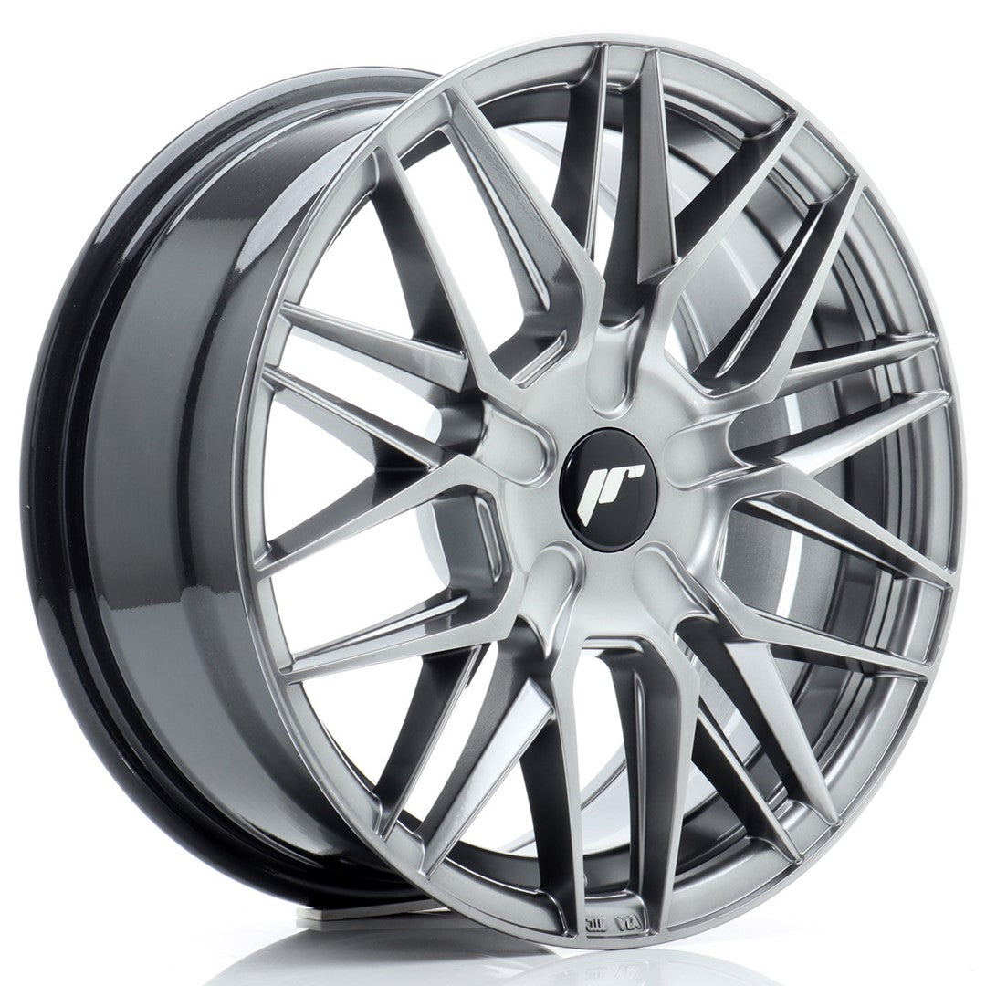 Japan Racing JR28 Alloy Wheel 16" x 7" ET20, 21, 22, 23, 24, 25, 26, 27, 28, 29, 30, 31, 32, 33, 34, 35, 36, 37, 38, 39, 40 4x100, 4x108, 4x110, 4x114.3, 5x100, 5x105, 5x108, 5x110, 5x112, 5x114.3 - Hyper Black
