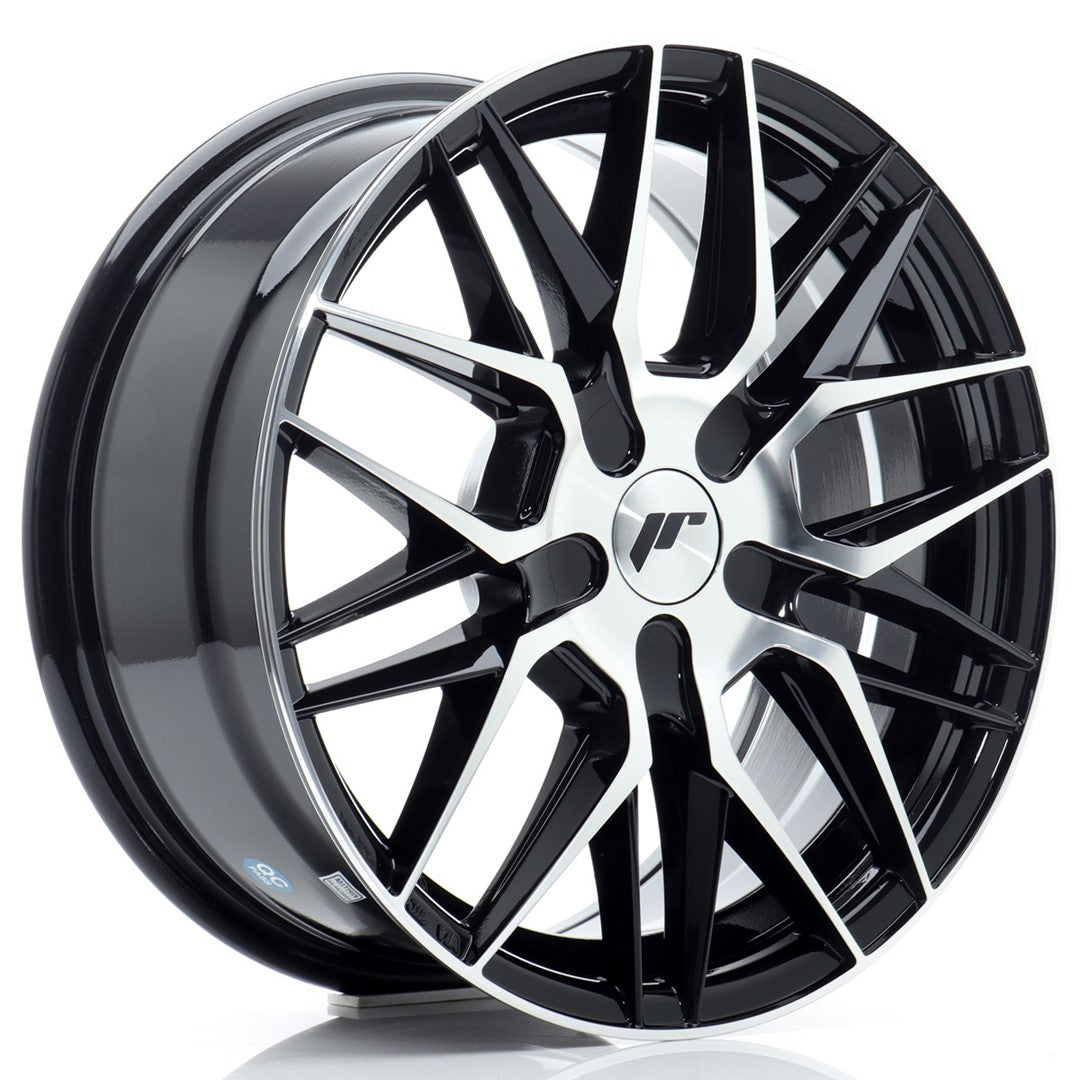 Japan Racing JR28 Alloy Wheel 16" x 7" ET20, 21, 22, 23, 24, 25, 26, 27, 28, 29, 30, 31, 32, 33, 34, 35, 36, 37, 38, 39, 40 4x100, 4x108, 4x110, 4x114.3, 5x100, 5x105, 5x108, 5x110, 5x112, 5x114.3 - Black