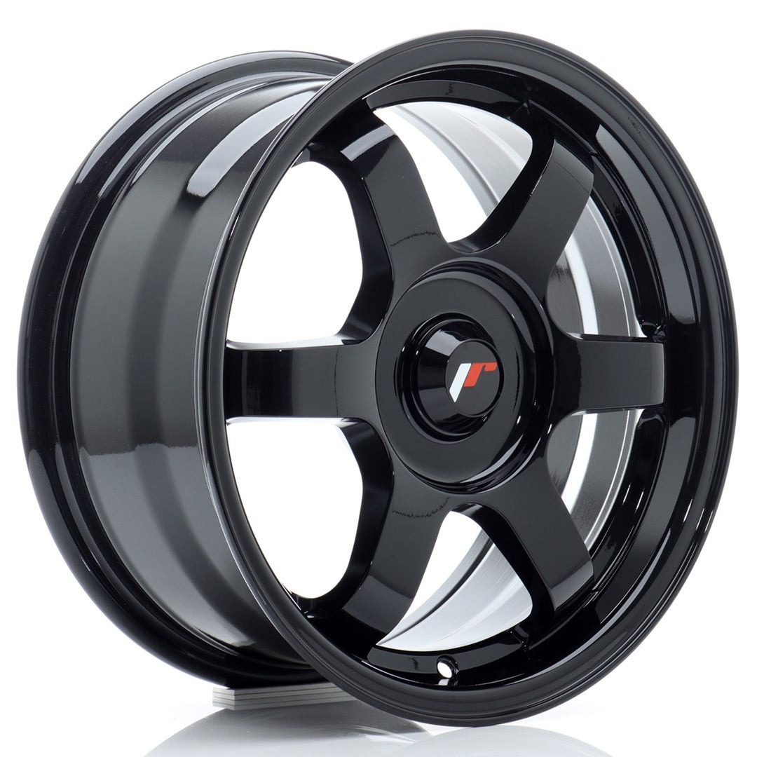 Japan Racing JR3 Alloy Wheel 15" x 7" ET25, 26, 27, 28, 29, 30, 31, 32, 33, 34, 35, 36, 37, 38, 39, 40, 41, 42 3x112, 4x100, 4x108, 4x110, 4x114.3, 5x100, 5x105, 5x108, 5x110, 5x112, 5x114.3 - Black