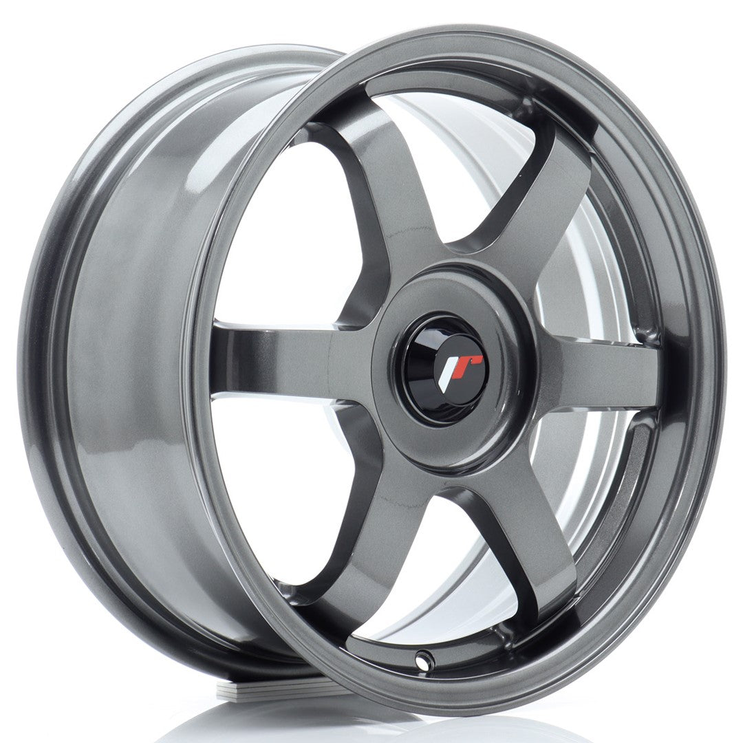 Japan Racing JR3 Alloy Wheel 16" x 7" ET25, 26, 27, 28, 29, 30, 31, 32, 33, 34, 35, 36, 37, 38, 39, 40 3x112, 4x100, 4x108, 4x110, 4x114.3, 5x100, 5x105, 5x108, 5x110, 5x112, 5x114.3 - Gun metal