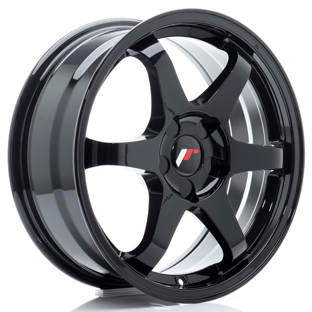Japan Racing JR3 Alloy Wheel 17" x 7" ET20, 21, 22, 23, 24, 25, 26, 27, 28, 29, 30, 31, 32, 33, 34, 35, 36, 37, 38, 39, 40, 41, 42 5x100, 5x105, 5x108, 5x110, 5x112, 5x114.3, 5x115, 5x118, 5x120 - Black
