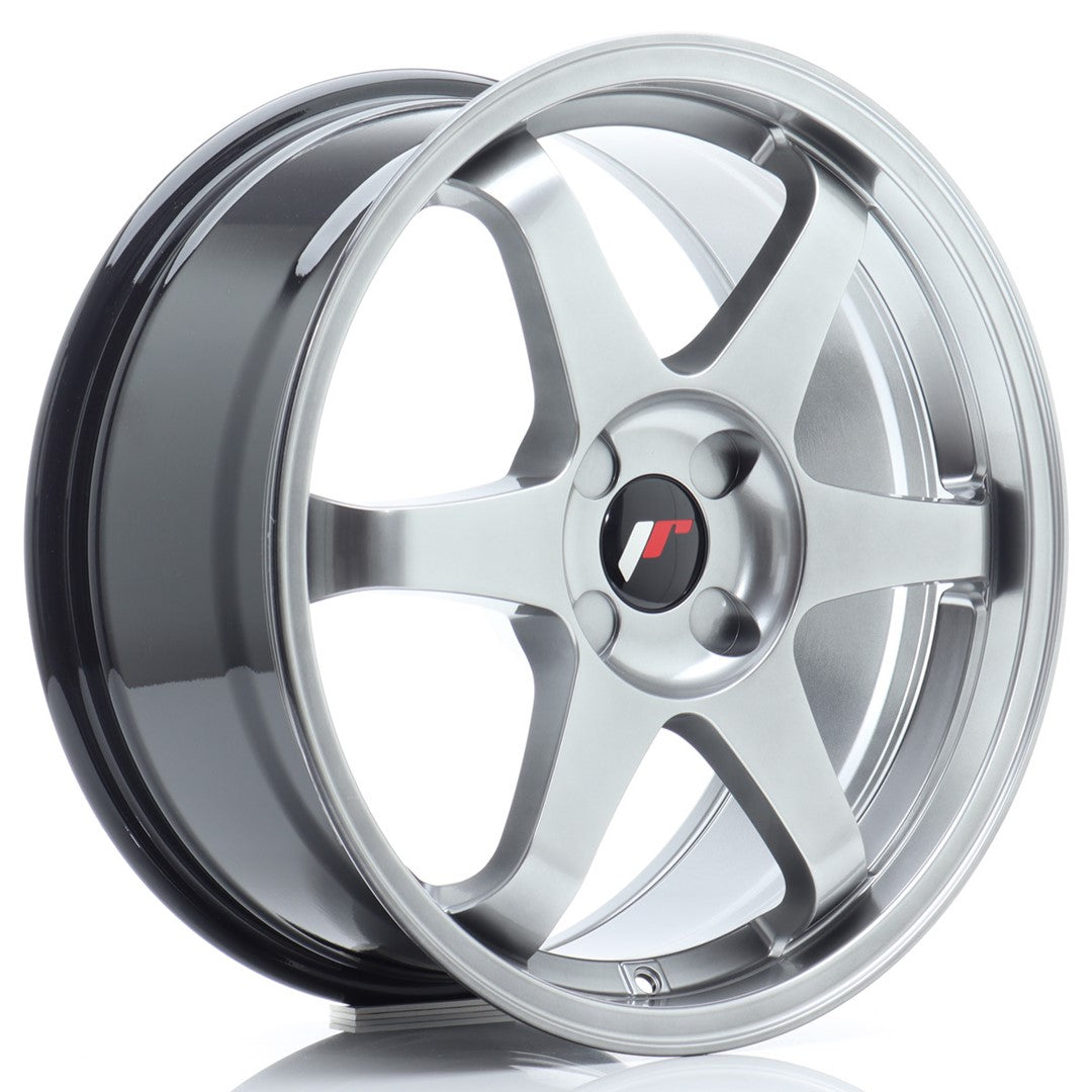 Japan Racing JR3 Alloy Wheel 18" x 8" ET20, 21, 22, 23, 24, 25, 26, 27, 28, 29, 30, 31, 32, 33, 34, 35, 36, 37, 38, 39, 40, 41, 42, 43, 44, 45 4x100, 4x108, 4x110, 4x114.3 - Hyper Black