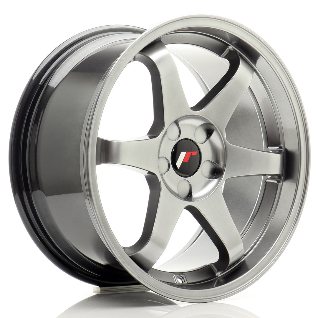 Japan Racing JR3 Alloy Wheel 18" x 9" ET15, 16, 17, 18, 19, 20, 21, 22, 23, 24, 25, 26, 27, 28, 29, 30, 31, 32, 33, 34, 35, 36, 37, 38, 39, 40 5x100, 5x105, 5x108, 5x110, 5x112, 5x114.3, 5x115, 5x118, 5x120 - Hyper Black
