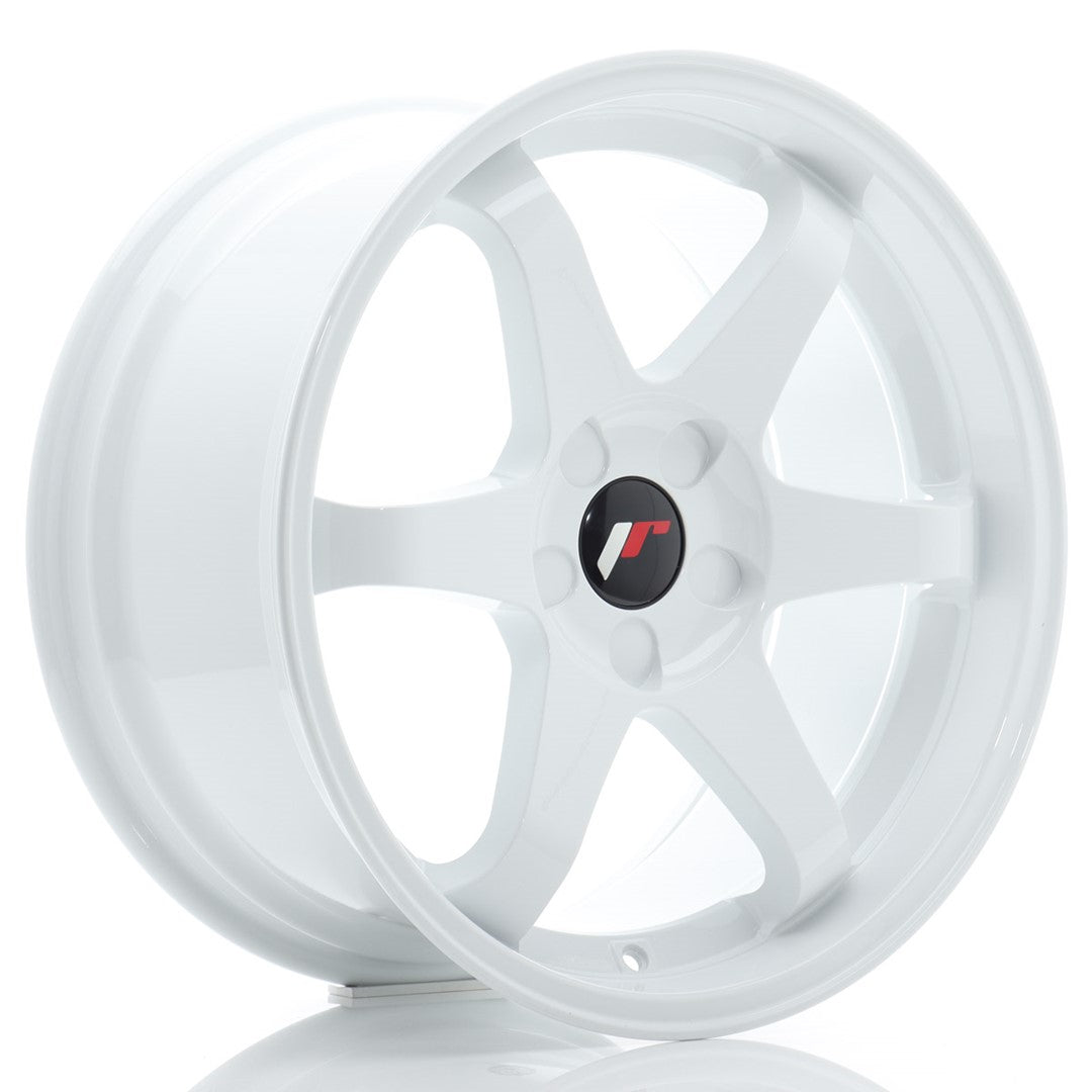 Japan Racing JR3 Alloy Wheel 18" x 9" ET15, 16, 17, 18, 19, 20, 21, 22, 23, 24, 25, 26, 27, 28, 29, 30, 31, 32, 33, 34, 35, 36, 37, 38, 39, 40 5x100, 5x105, 5x108, 5x110, 5x112, 5x114.3, 5x115, 5x118, 5x120 - White