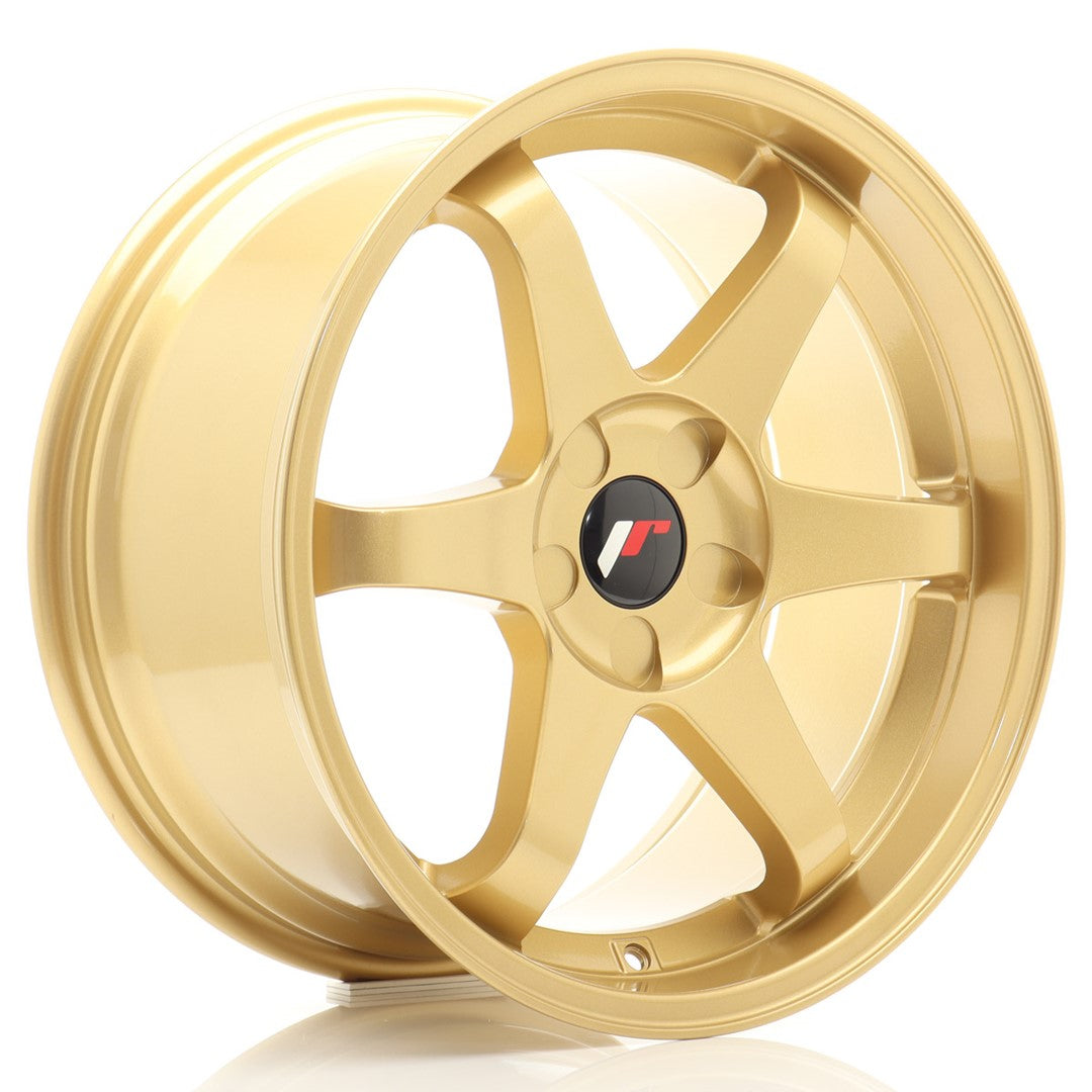 Japan Racing JR3 Alloy Wheel 18" x 9" ET15, 16, 17, 18, 19, 20, 21, 22, 23, 24, 25, 26, 27, 28, 29, 30, 31, 32, 33, 34, 35, 36, 37, 38, 39, 40 5x100, 5x105, 5x108, 5x110, 5x112, 5x114.3, 5x115, 5x118, 5x120 - Gold