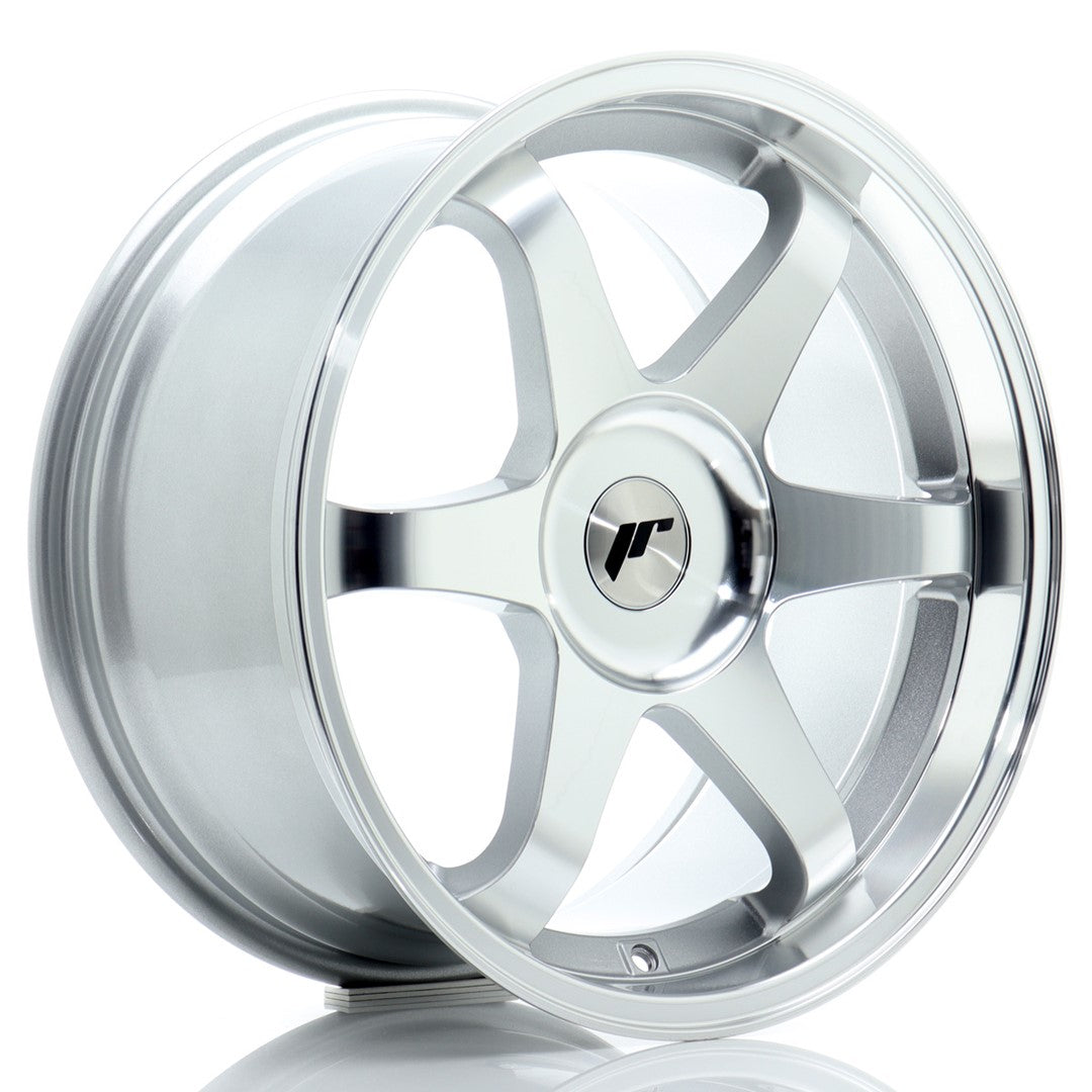 Japan Racing JR3 Alloy Wheel 18" x 9" ET15, 16, 17, 18, 19, 20, 21, 22, 23, 24, 25, 26, 27, 28, 29, 30, 31, 32, 33, 34, 35, 36, 37, 38, 39, 40 3x112, 4x100, 4x108, 4x110, 4x114.3, 5x100, 5x105, 5x108, 5x110, 5x112, 5x114.3, 5x115, 5x118, 5x120 - Silver