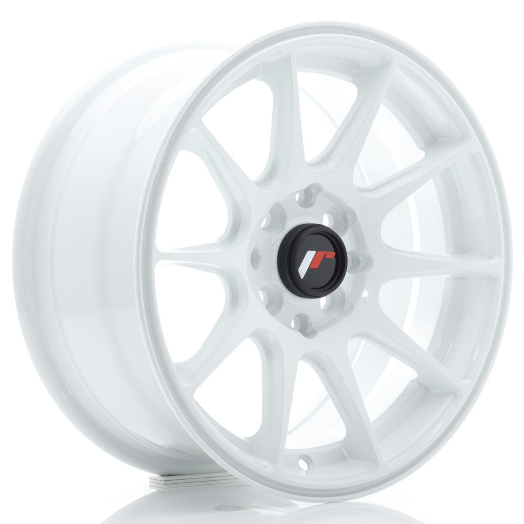 Japan Racing JR11 Alloy Wheel 15" x 7" ET30 4x100, 4x114.3 - White