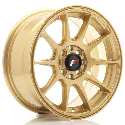 Japan Racing JR11 Alloy Wheel 15" x 7" ET30 4x100, 4x108 - Gold