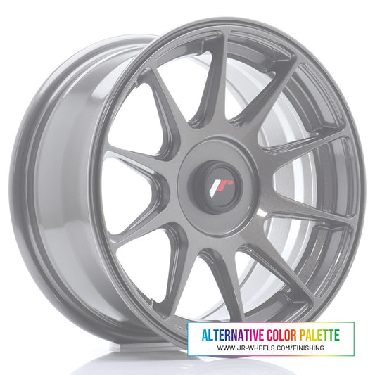 Japan Racing JR11 Alloy Wheel 15" x 7" ET20, 21, 22, 23, 24, 25, 26, 27, 28, 29, 30 3x112, 4x100, 4x108, 4x110, 4x114.3, 5x100, 5x105, 5x108, 5x110, 5x112, 5x114.3 - Custom Finish