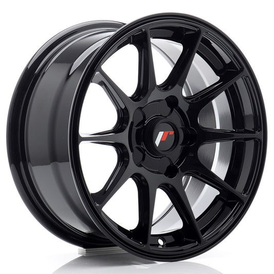 Japan Racing JR11 Alloy Wheel 15" x 7" ET20, 21, 22, 23, 24, 25, 26, 27, 28, 29, 30 3x112, 4x100, 4x108, 4x110, 4x114.3, 5x100, 5x105, 5x108, 5x110, 5x112, 5x114.3 - Black