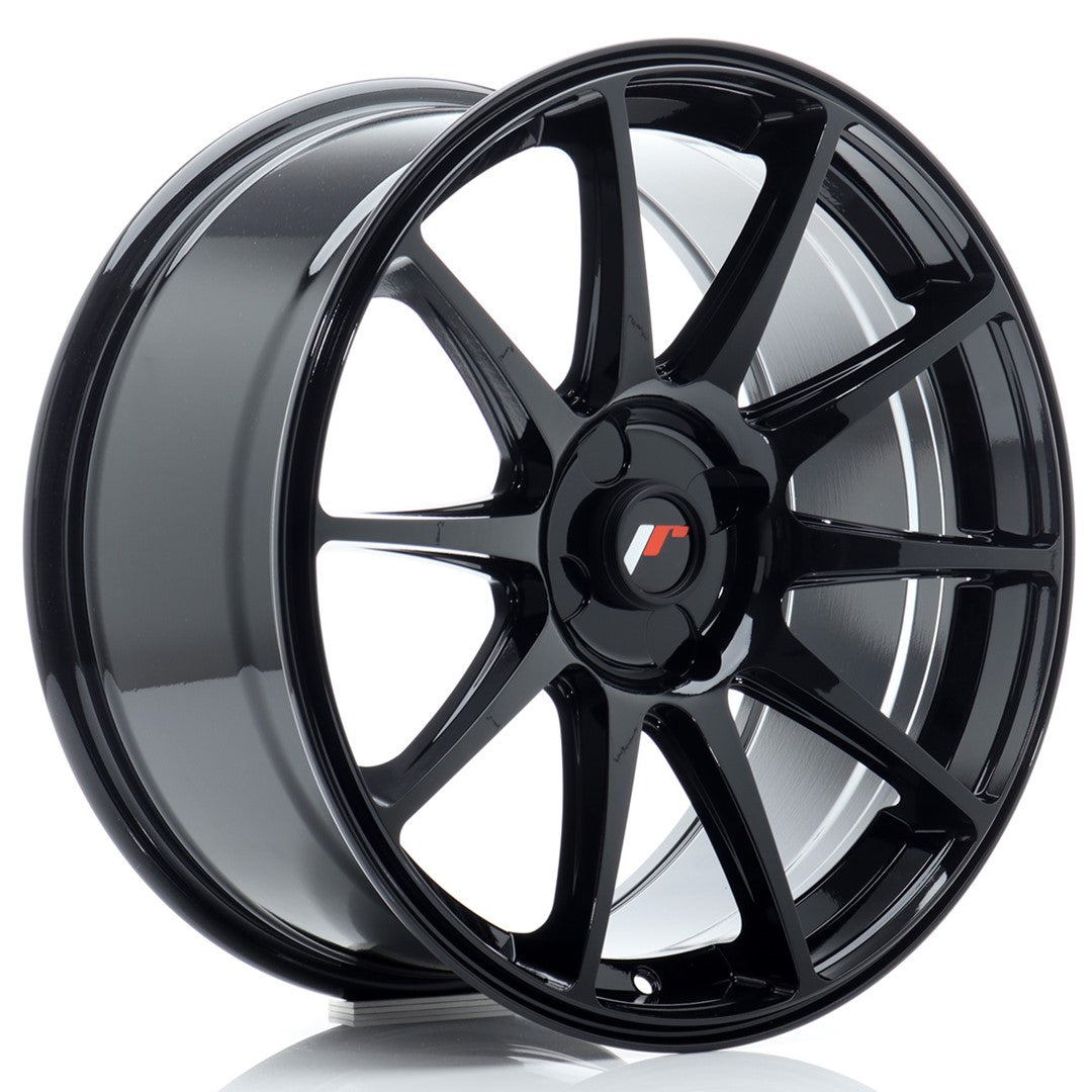 Japan Racing JR11 Alloy Wheel 18" x 8,5" ET20, 21, 22, 23, 24, 25, 26, 27, 28, 29, 30, 31, 32, 33, 34, 35, 36, 37, 38, 39, 40 4x100, 4x108, 4x110, 4x114.3 - Black