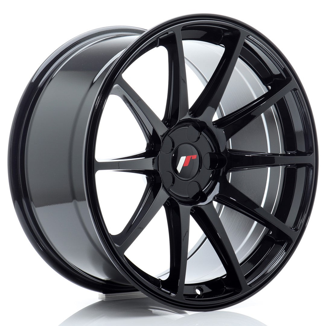 Japan Racing JR11 Alloy Wheel 19" x 9,5" ET15, 16, 17, 18, 19, 20, 21, 22, 23, 24, 25, 26, 27, 28, 29, 30, 31, 32, 33, 34, 35 5x100, 5x105, 5x108, 5x110, 5x112, 5x114.3, 5x115, 5x118, 5x120 - Black