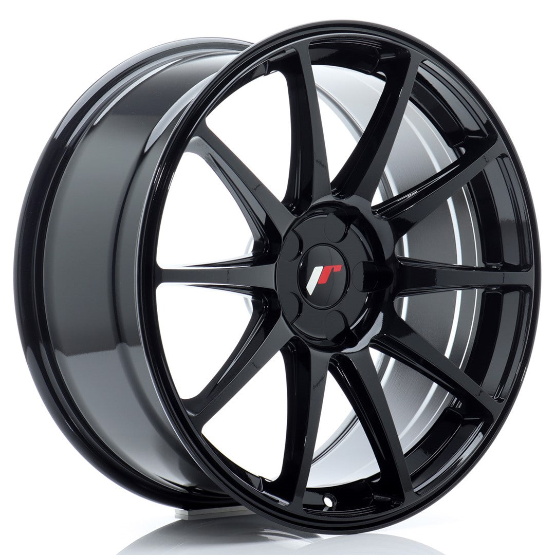Japan Racing JR11 Alloy Wheel 19" x 8,5" ET20, 21, 22, 23, 24, 25, 26, 27, 28, 29, 30, 31, 32, 33, 34, 35, 36, 37, 38, 39, 40, 41, 42 5x100, 5x105, 5x108, 5x110, 5x112, 5x114.3, 5x115, 5x118, 5x120 - Black