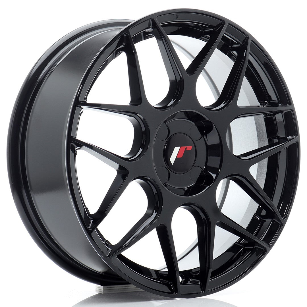 Japan Racing JR18 Alloy Wheel 17" x 7" ET20, 21, 22, 23, 24, 25, 26, 27, 28, 29, 30, 31, 32, 33, 34, 35, 36, 37, 38, 39, 40 4x98, 4x100, 4x108, 4x110, 4x114.3 - Black
