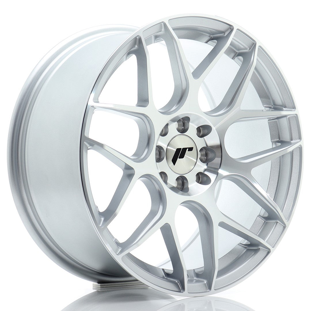Japan Racing JR18 Alloy Wheel 17" x 8" ET35 4x100, 4x114.3 - Silver