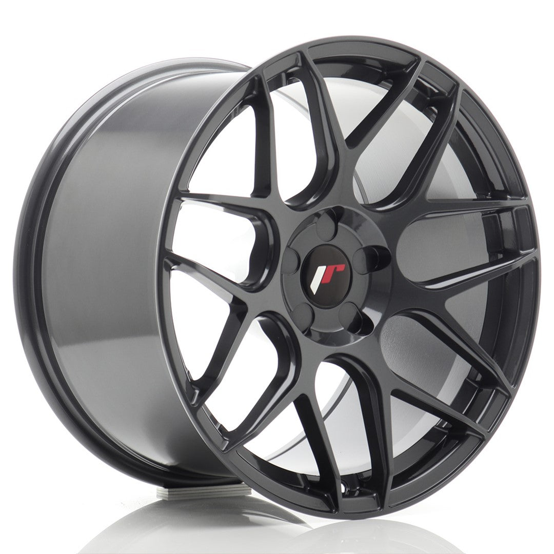 Japan Racing JR18 Alloy Wheel 18" x 10,5" ET0, 1, 2, 3, 4, 5, 6, 7, 8, 9, 10, 11, 12, 13, 14, 15, 16, 17, 18, 19, 20, 21, 22, 23, 24, 25 5x100, 5x105, 5x108, 5x110, 5x112, 5x114.3, 5x115, 5x118, 5x120 - Hyper Gray