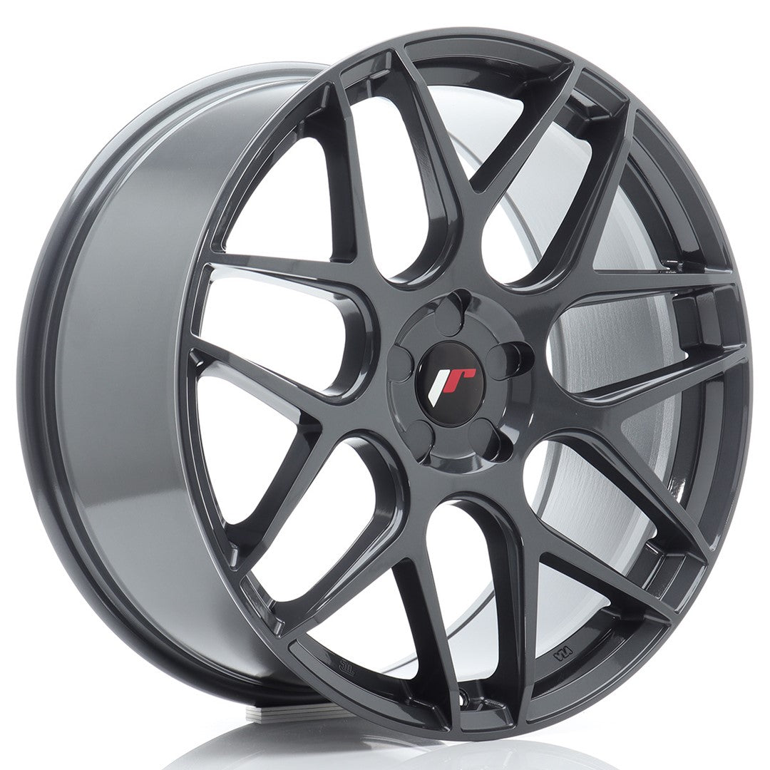Japan Racing JR18 Alloy Wheel 20" x 8,5" ET20, 21, 22, 23, 24, 25, 26, 27, 28, 29, 30, 31, 32, 33, 34, 35, 36, 37, 38, 39, 40 5x100, 5x105, 5x108, 5x110, 5x112, 5x114.3, 5x115, 5x118, 5x120 - Hyper Gray