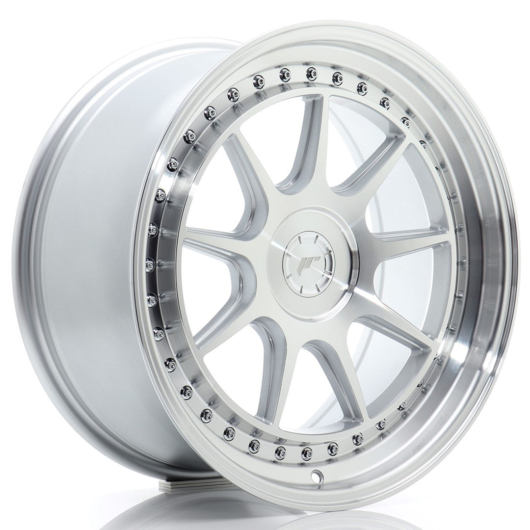 Japan Racing JR47 Alloy Wheel 18" x 8,5" ET15, 16, 17, 18, 19, 20, 21, 22, 23, 24, 25, 26, 27, 28, 29, 30, 31, 32, 33, 34, 35 5x100, 5x105, 5x108, 5x110, 5x112, 5x114.3, 5x115, 5x118, 5x120 - Silver