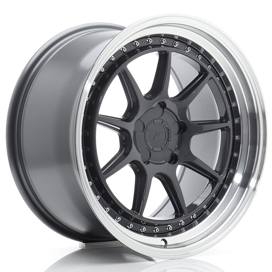 Japan Racing JR47 Alloy Wheel 18" x 9,5" ET15, 16, 17, 18, 19, 20, 21, 22, 23, 24, 25, 26, 27, 28, 29, 30, 31, 32, 33, 34, 35 5x100, 5x105, 5x108, 5x110, 5x112, 5x114.3 - Hyper Gray