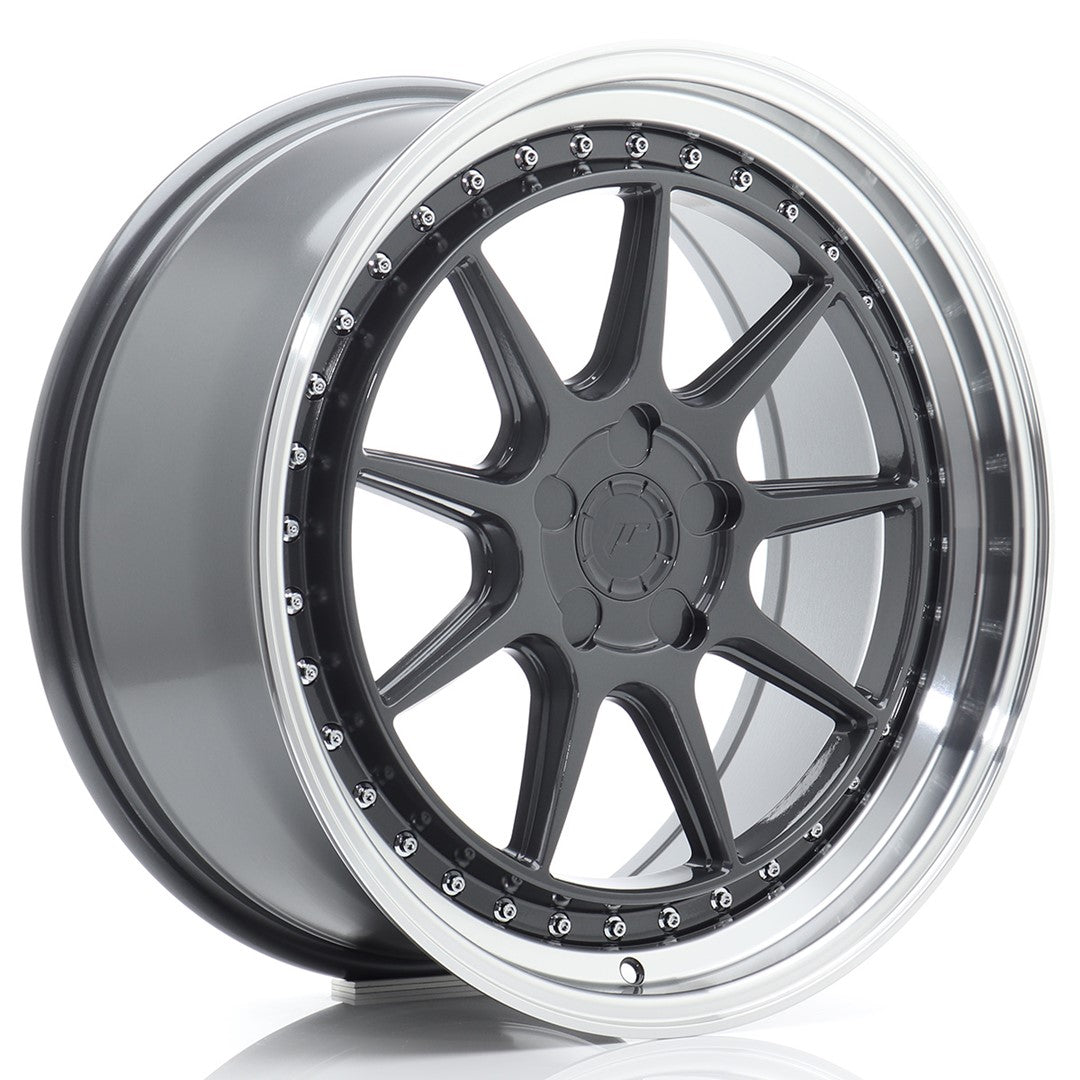 Japan Racing JR47 Alloy Wheel 19" x 8,5" ET15, 16, 17, 18, 19, 20, 21, 22, 23, 24, 25, 26, 27, 28, 29, 30, 31, 32, 33, 34, 35 5x100, 5x105, 5x108, 5x110, 5x112, 5x114.3 - Hyper Gray