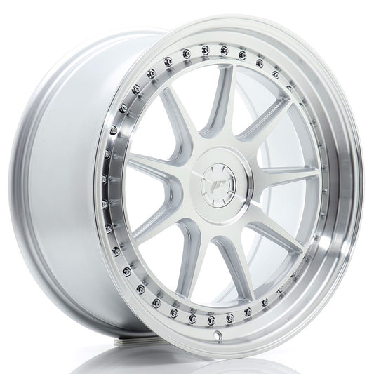Japan Racing JR47 Alloy Wheel 19" x 9" ET15, 16, 17, 18, 19, 20, 21, 22, 23, 24, 25, 26, 27, 28, 29, 30, 31, 32, 33, 34, 35, 36, 37, 38, 39, 40 5x100, 5x105, 5x108, 5x110, 5x112, 5x114.3, 5x115, 5x118, 5x120 - Silver