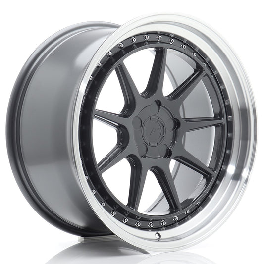 Japan Racing JR47 Alloy Wheel 19" x 9,5" ET15, 16, 17, 18, 19, 20, 21, 22, 23, 24, 25, 26, 27, 28, 29, 30, 31, 32, 33, 34, 35 5x100, 5x105, 5x108, 5x110, 5x112, 5x114.3 - Hyper Gray