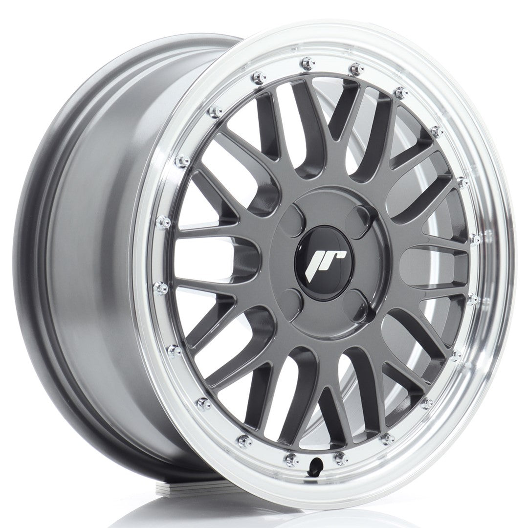 Japan Racing JR23 Alloy Wheel 16" x 7" ET20, 21, 22, 23, 24, 25, 26, 27, 28, 29, 30, 31, 32, 33, 34, 35, 36, 37, 38, 39, 40, 41, 42, 43, 44, 45 4x98, 4x100, 4x108, 4x110, 4x114.3 - Hyper Gray