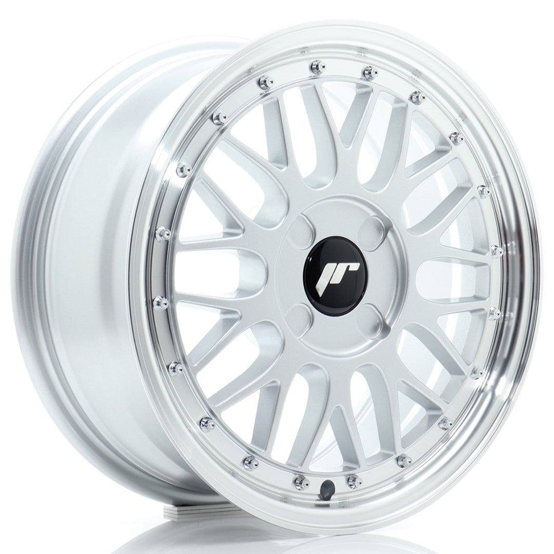Japan Racing JR23 Alloy Wheel 16" x 7" ET20, 21, 22, 23, 24, 25, 26, 27, 28, 29, 30, 31, 32, 33, 34, 35, 36, 37, 38, 39, 40, 41, 42, 43, 44, 45 4x98, 4x100, 4x108, 4x110, 4x114.3 - Silver