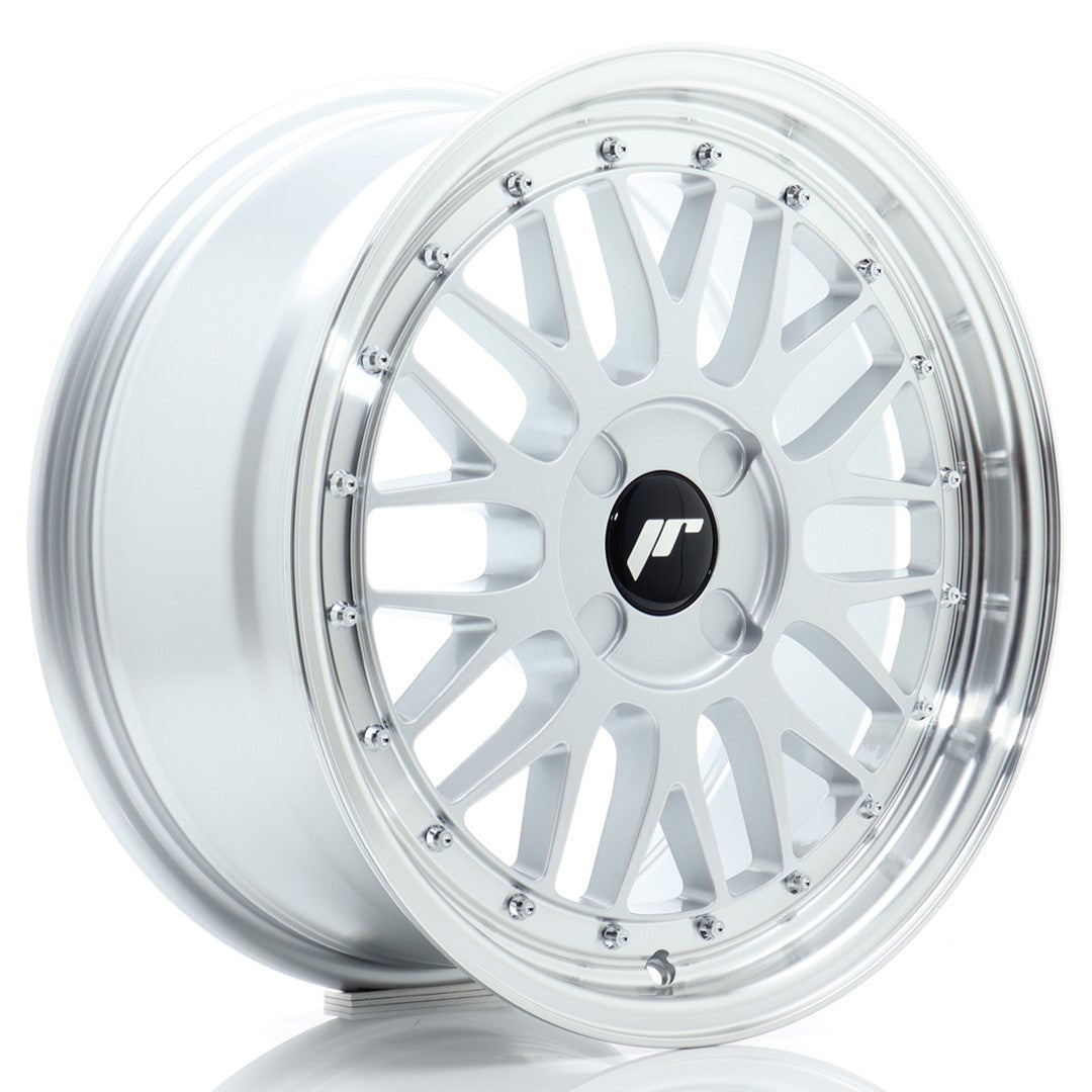 Japan Racing JR23 Alloy Wheel 17" x 8" ET20, 21, 22, 23, 24, 25, 26, 27, 28, 29, 30, 31, 32, 33, 34, 35, 36, 37, 38, 39, 40, 41, 42, 43, 44, 45 4x98, 4x100, 4x108, 4x110, 4x114.3 - Silver