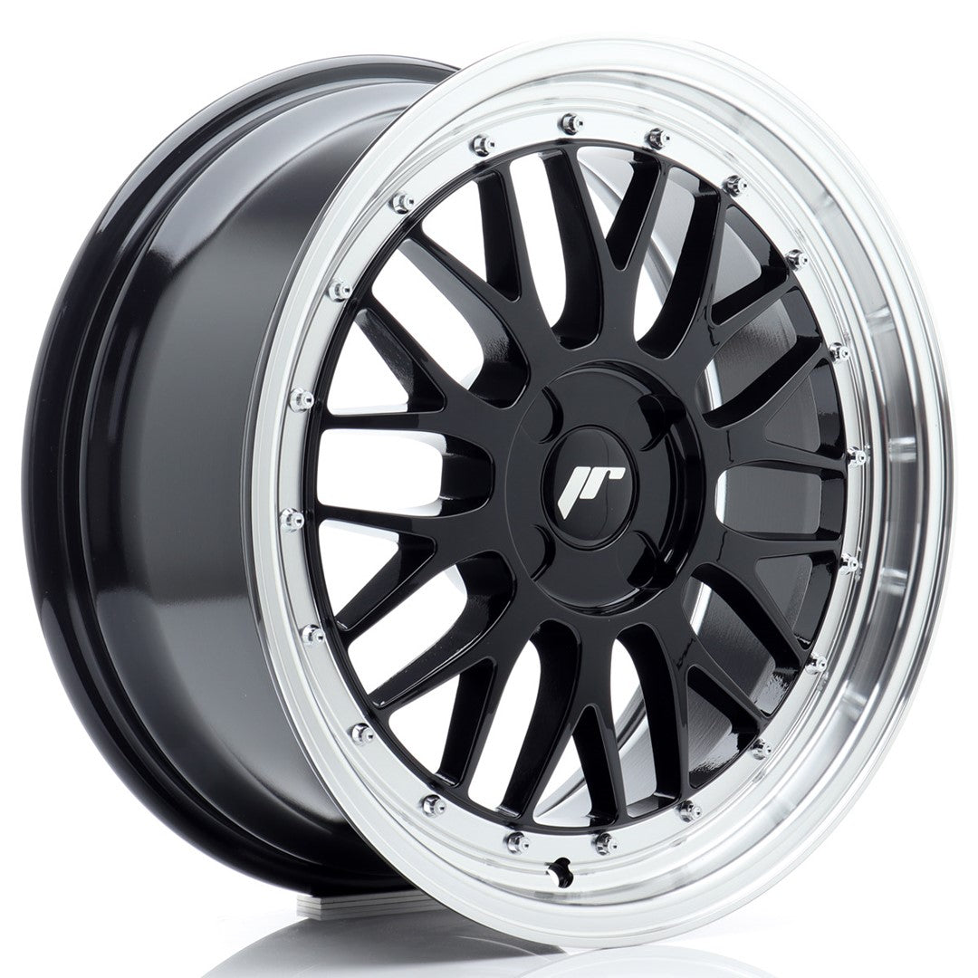 Japan Racing JR23 Alloy Wheel 18" x 8" ET20, 21, 22, 23, 24, 25, 26, 27, 28, 29, 30, 31, 32, 33, 34, 35, 36, 37, 38, 39, 40, 41, 42 4x98, 4x100, 4x108, 4x110, 4x114.3 - Black