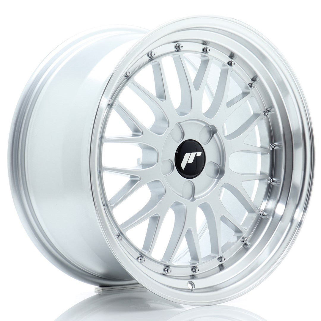 Japan Racing JR23 Alloy Wheel 18" x 9,5" ET20, 21, 22, 23, 24, 25, 26, 27, 28, 29, 30, 31, 32, 33, 34, 35, 36, 37, 38, 39, 40, 41, 42, 43, 44, 45, 46, 47, 48 5x100, 5x105, 5x108, 5x110, 5x112, 5x114.3, 5x115, 5x118, 5x120 - Silver