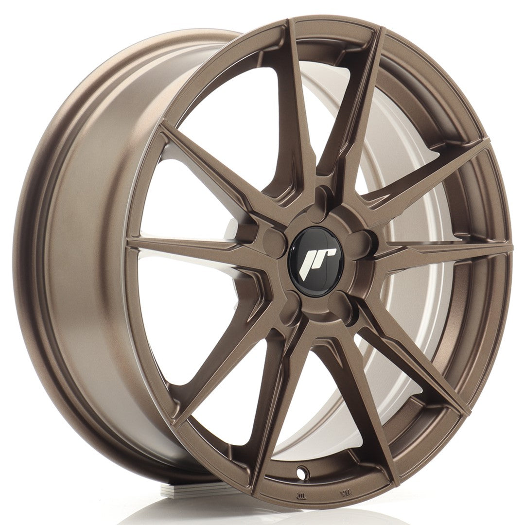 Japan Racing JR21 Alloy Wheel 17" x 7" ET20, 21, 22, 23, 24, 25, 26, 27, 28, 29, 30, 31, 32, 33, 34, 35, 36, 37, 38, 39, 40 5x100, 5x105, 5x108, 5x110, 5x112, 5x114.3, 5x115, 5x118, 5x120 - Bronze