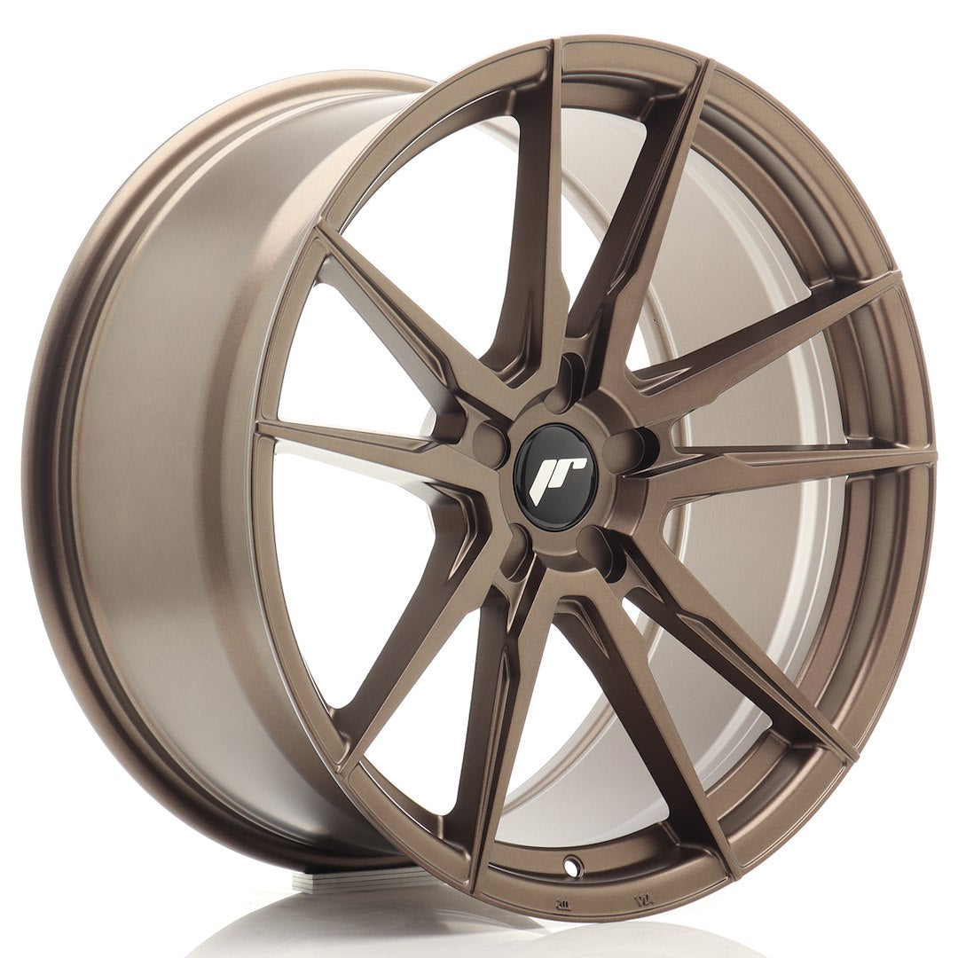 Japan Racing JR21 Alloy Wheel 20" x 10" ET20, 21, 22, 23, 24, 25, 26, 27, 28, 29, 30, 31, 32, 33, 34, 35, 36, 37, 38, 39, 40, 41, 42, 43, 44, 45, 46, 47, 48 5x108, 5x110, 5x112, 5x114.3, 5x115, 5x118, 5x120, 5x120.65, 5x127, 5x130 - Bronze