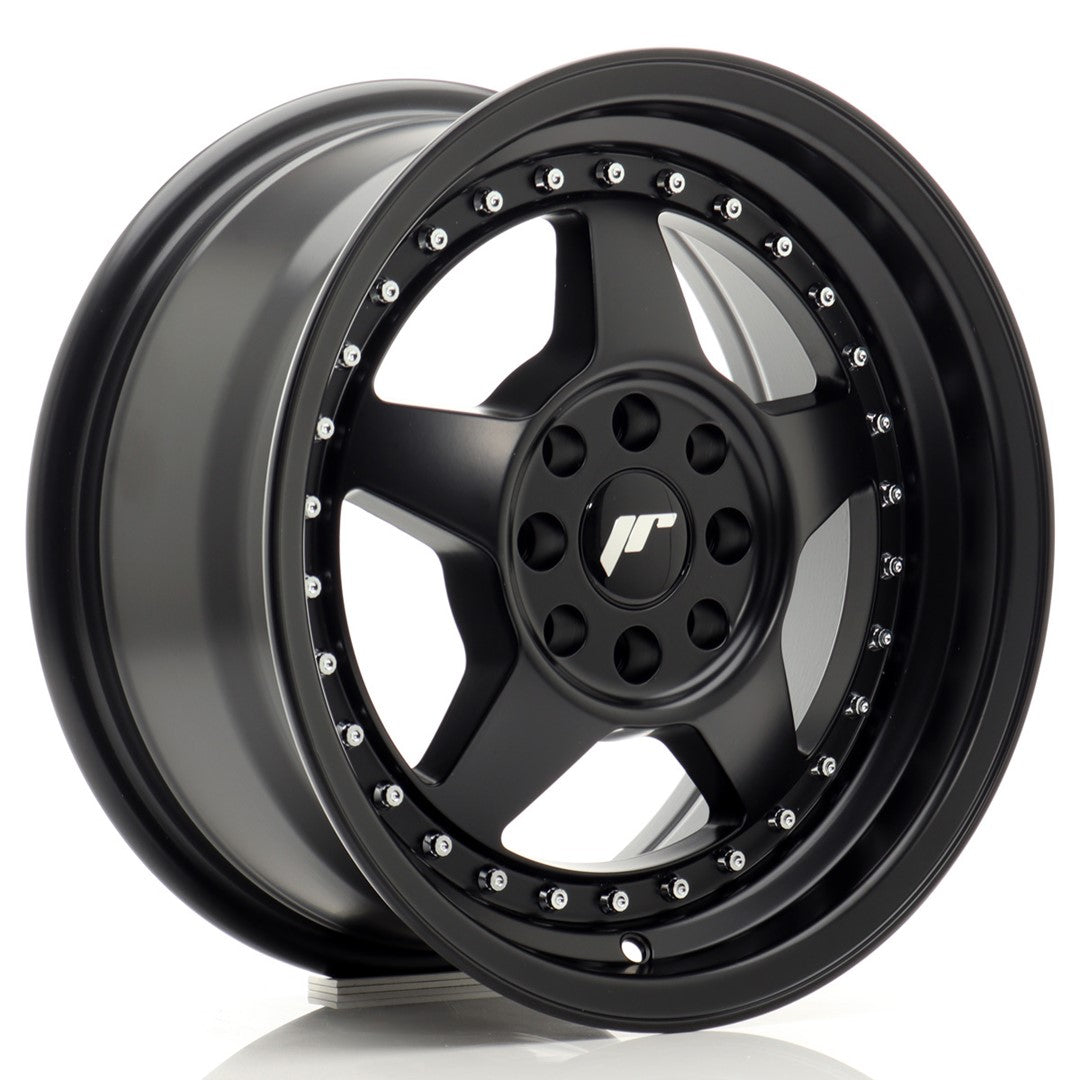 Japan Racing JR6 Alloy Wheel 15" x 7" ET25 4x100, 4x108 - Black