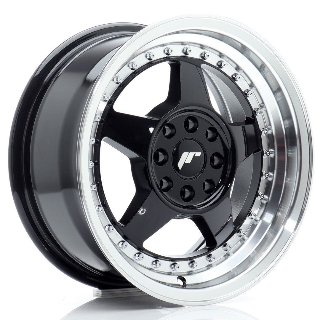 Japan Racing JR6 Alloy Wheel 15" x 7" ET25 4x100, 4x108 - Black