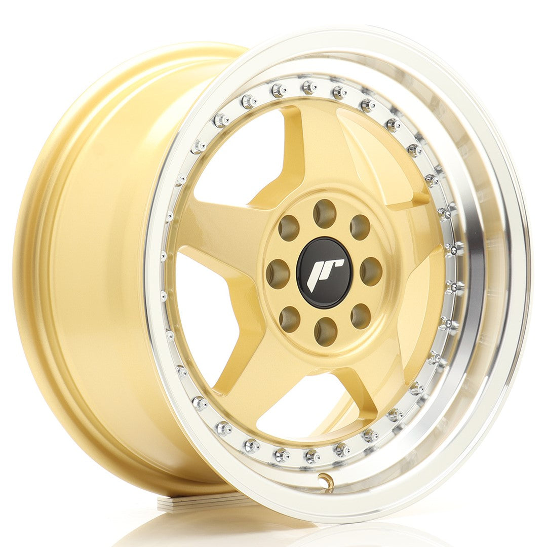 Japan Racing JR6 Alloy Wheel 15" x 7" ET25 4x100, 4x108 - Gold