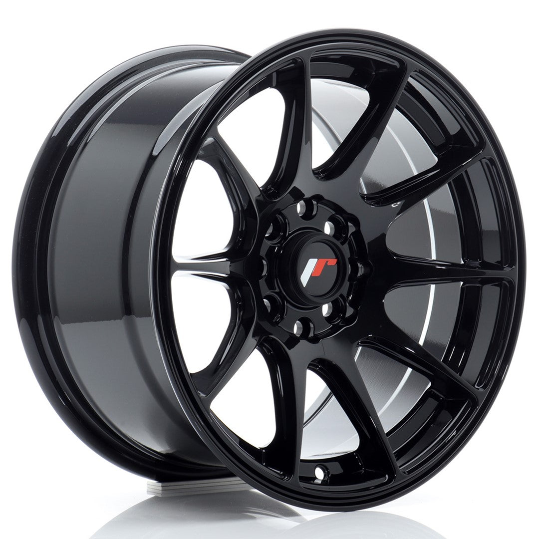 Japan Racing JR11 Alloy Wheel 15" x 8" ET25 4x100, 4x114.3 - Black