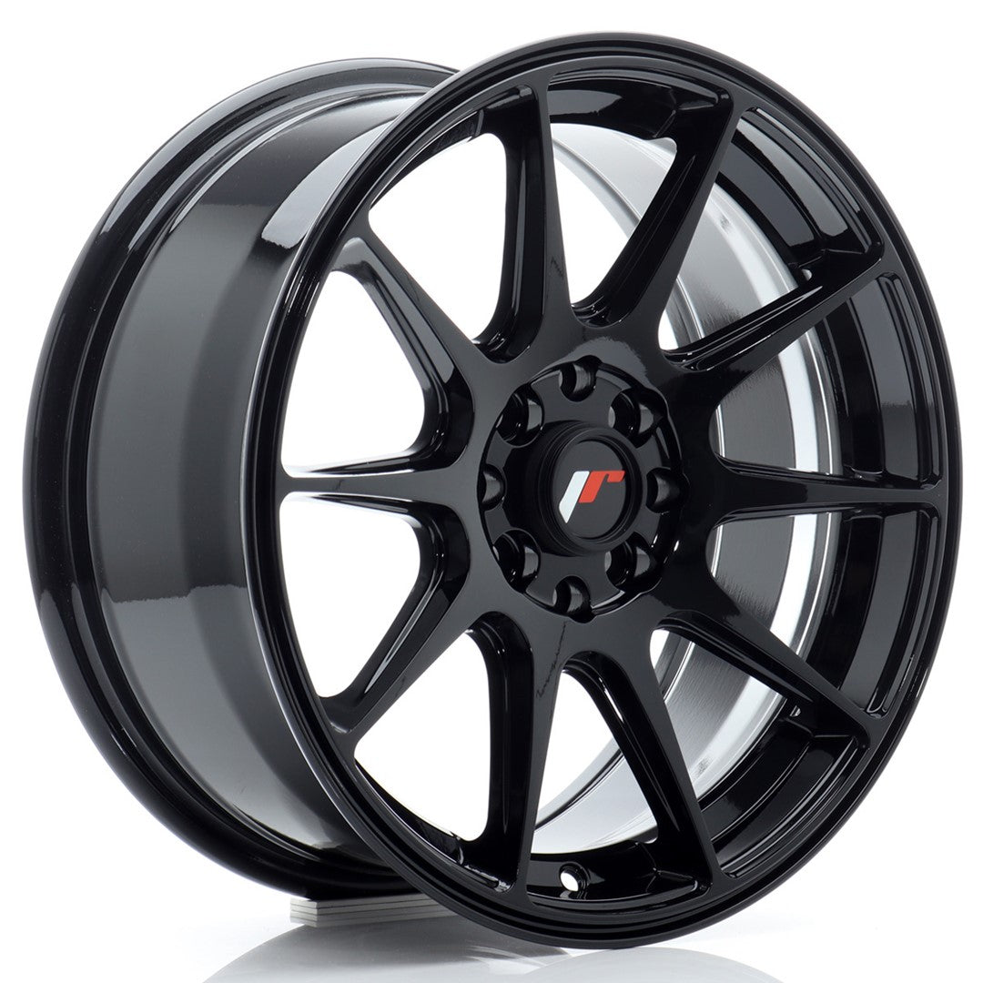 Japan Racing JR11 Alloy Wheel 16" x 7" ET25 4x100, 4x108 - Black