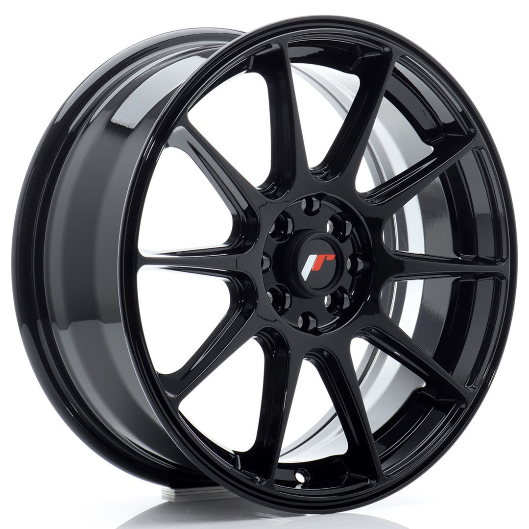 Japan Racing JR11 Alloy Wheel 17" x 7" ET35 4x98, 4x108 - Black