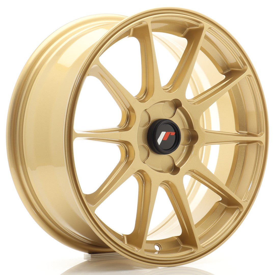 Japan Racing JR11 Alloy Wheel 17" x 7" ET20, 21, 22, 23, 24, 25, 26, 27, 28, 29, 30, 31, 32, 33, 34, 35, 36, 37, 38 5x98, 5x100, 5x105, 5x108, 5x110, 5x112, 5x114.3 - Gold