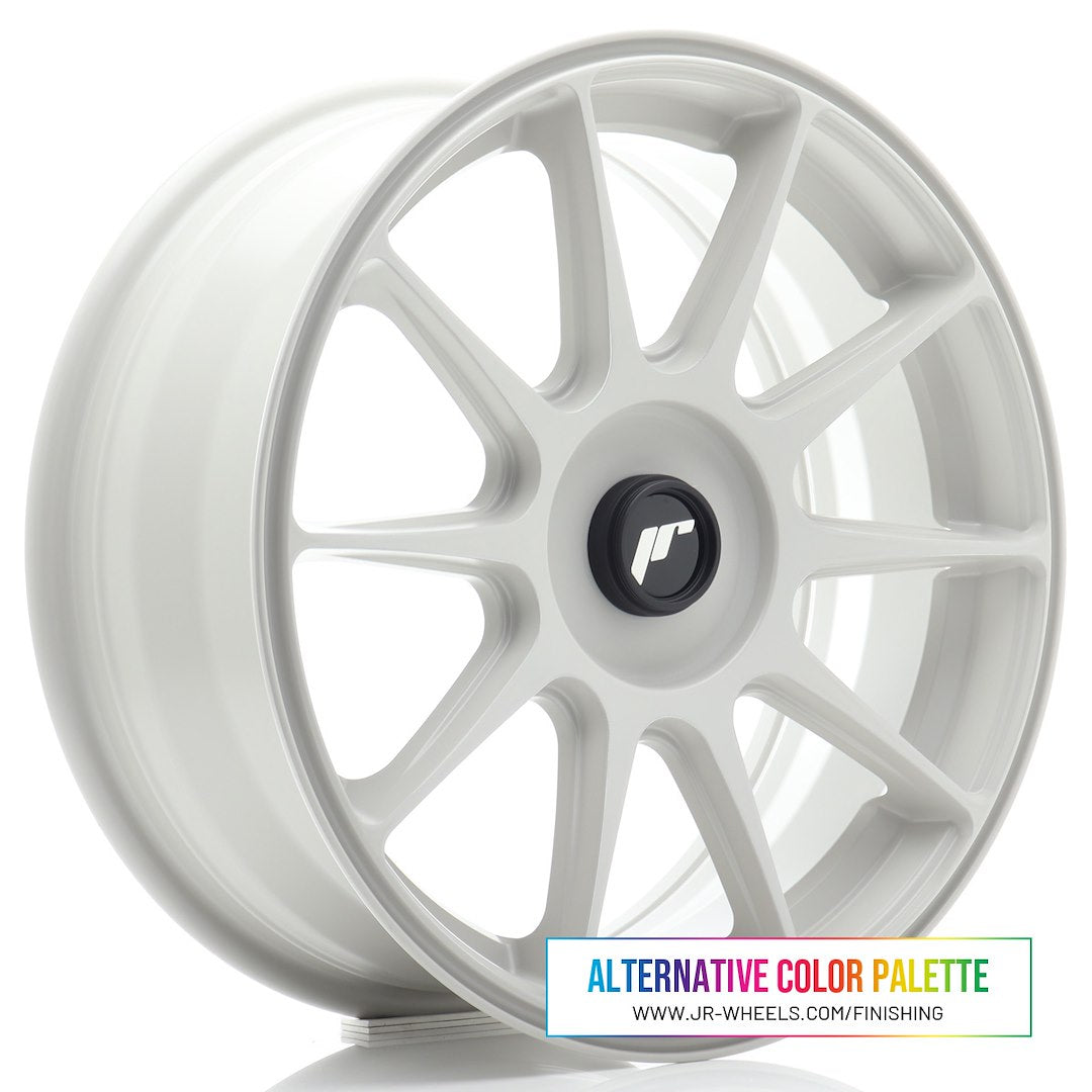 Japan Racing JR11 Alloy Wheel 17" x 7" ET20, 21, 22, 23, 24, 25, 26, 27, 28, 29, 30, 31, 32, 33, 34, 35, 36, 37, 38 3x112, 4x100, 4x108, 4x110, 4x114.3, 5x100, 5x105, 5x108, 5x110, 5x112, 5x114.3 - Custom Finish