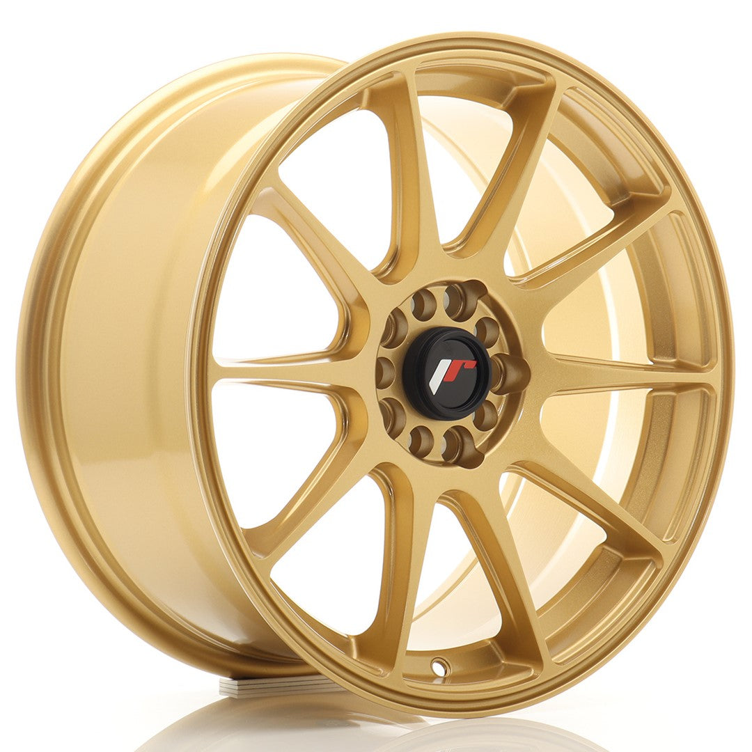 Japan Racing JR11 Alloy Wheel 17" x 8" ET35 5x100, 5x108 - Gold