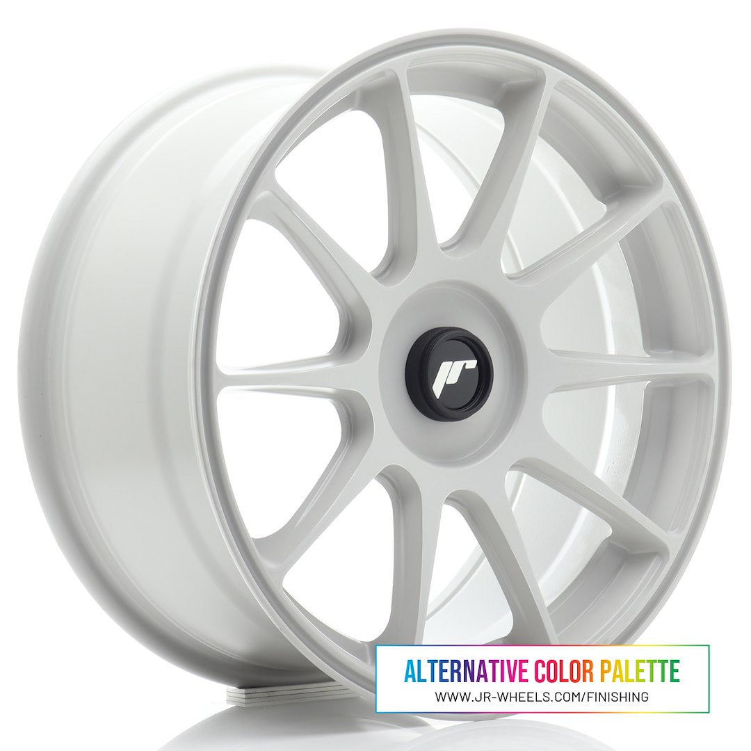 Japan Racing JR11 Alloy Wheel 17" x 8" ET20, 21, 22, 23, 24, 25, 26, 27, 28, 29, 30, 31, 32, 33, 34, 35 3x112, 4x100, 4x108, 4x110, 4x114.3, 5x100, 5x105, 5x108, 5x110, 5x112, 5x114.3 - Custom Finish