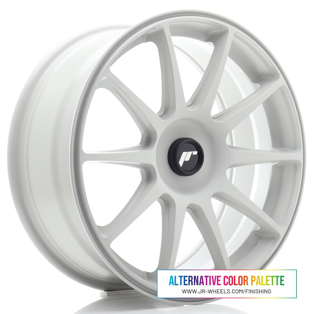 Japan Racing JR11 Alloy Wheel 18" x 7,5" ET20, 21, 22, 23, 24, 25, 26, 27, 28, 29, 30, 31, 32, 33, 34, 35, 36, 37, 38, 39, 40 3x112, 4x100, 4x108, 4x110, 4x114.3, 5x100, 5x105, 5x108, 5x110, 5x112, 5x114.3, 5x115, 5x118, 5x120 - Custom Finish